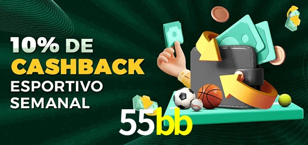 10% de bônus de cashback na 55bb